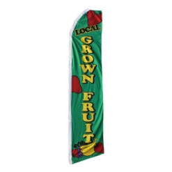 Local Grown Fruit Swooper Flag - 11.5ft X 2.5ft