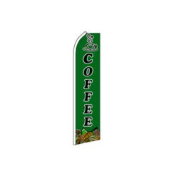 Coffee Swooper Flag - 11.5ft X 2.5ft