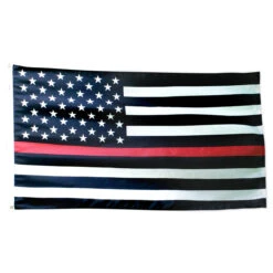 Thin Red Line American Flag 3ft X 5ft Nylon