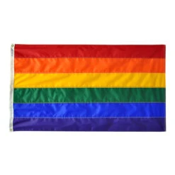 Rainbow Flag Nylon 12inx18in