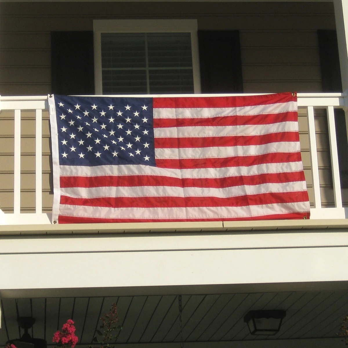 Balcony Mounted American Flag 3ft X 5ft Nylon 3 Balcony Mounted American Flag 3ft X 5ft Nylon - Image 3