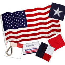 American Flag 8ft X 12ft Valley Forge Koralex II 2-Ply Sewn Polyester