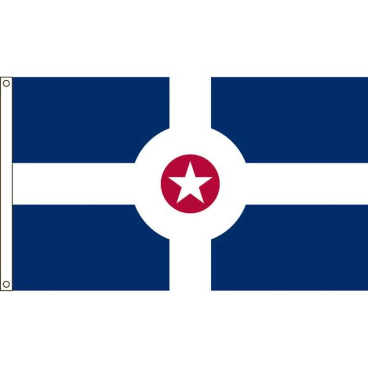 Indianapolis 4' X 6' Nylon Flag 1 Indianapolis 4' X 6' Nylon Flag