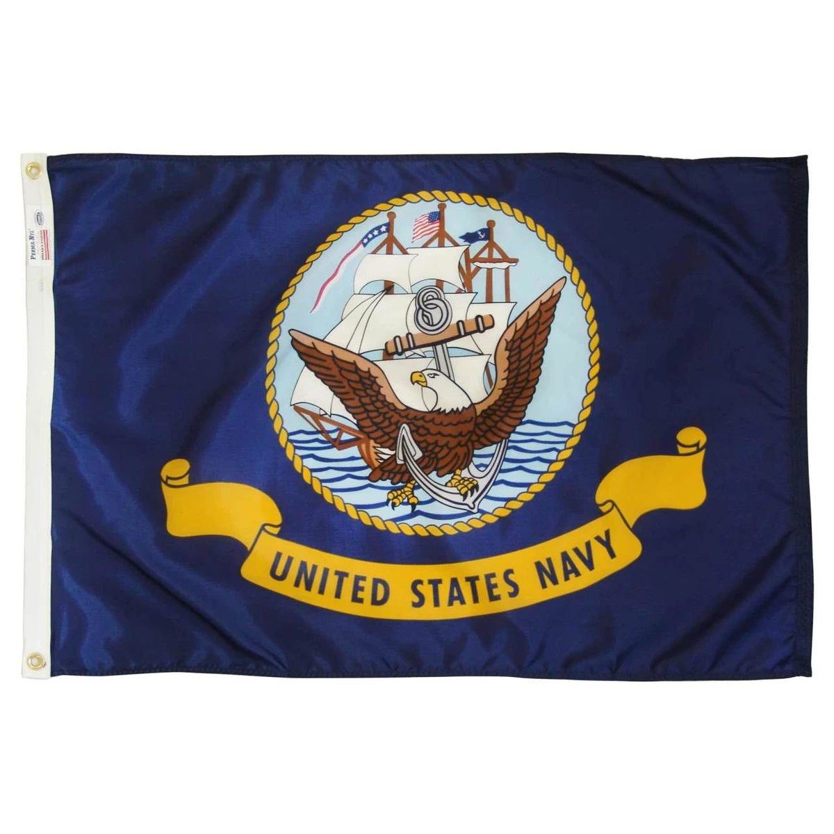 Navy Flag 4x6ft Nylon 1 Navy Flag 4x6ft Nylon