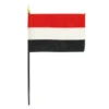 Yemen 4" X 6" Stick Flag