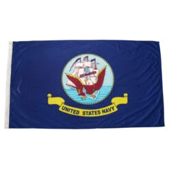 Navy Flag 3x5ft Super Knit Polyester