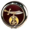 Motorcycle Flag Pole Decorative Topper - Shriners