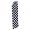 Black & White Checkered Swooper Flag - 11.5ft X 2.5ft
