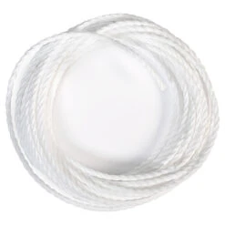 Pre-Bagged White Flagpole Halyard 40'