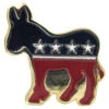 Democrat Lapel Pin - 3/4" X 1"