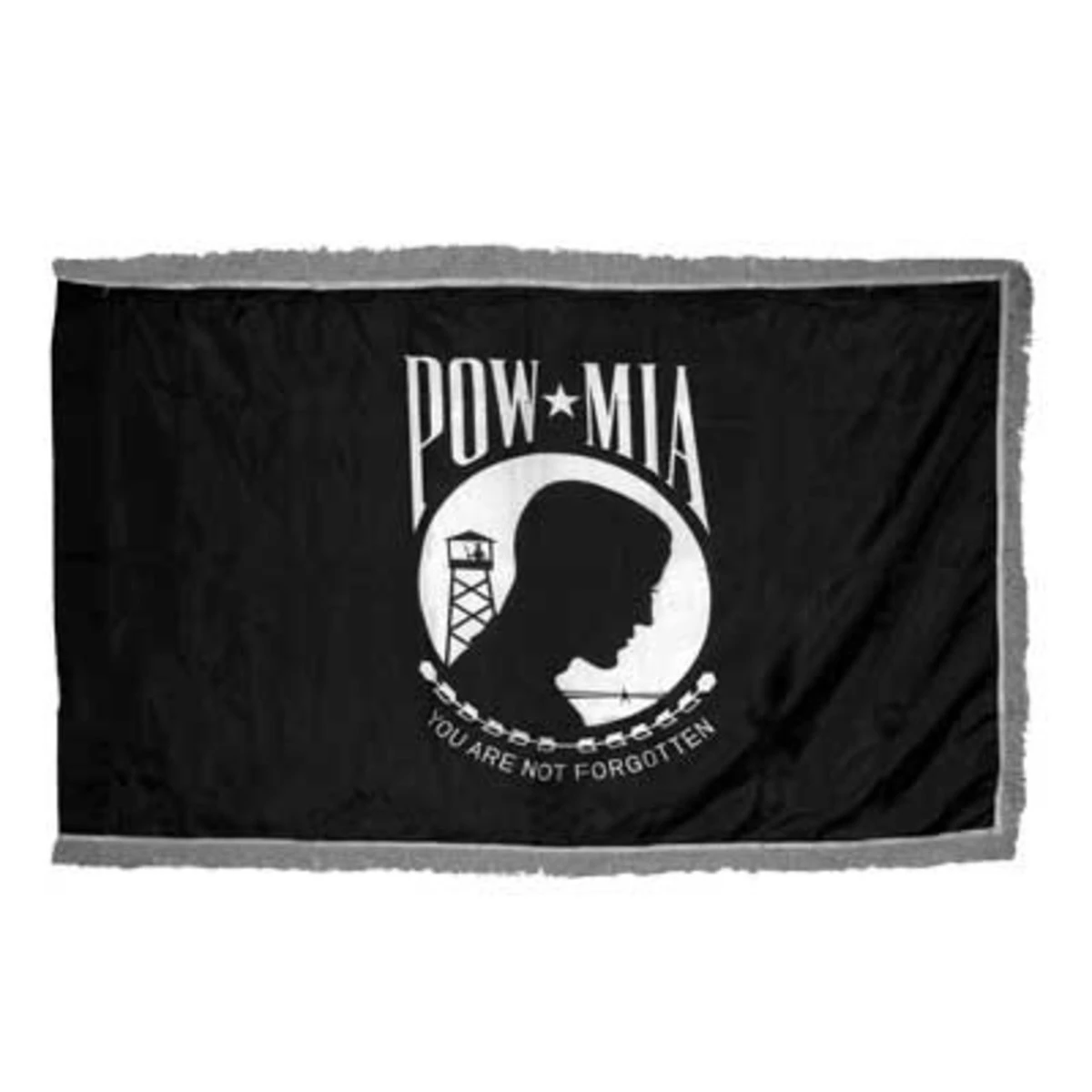 POWMIA 6ft X 10ft Nylon Flag - Double Sided 3 POWMIA 6ft X 10ft Nylon Flag - Double Sided - Image 3