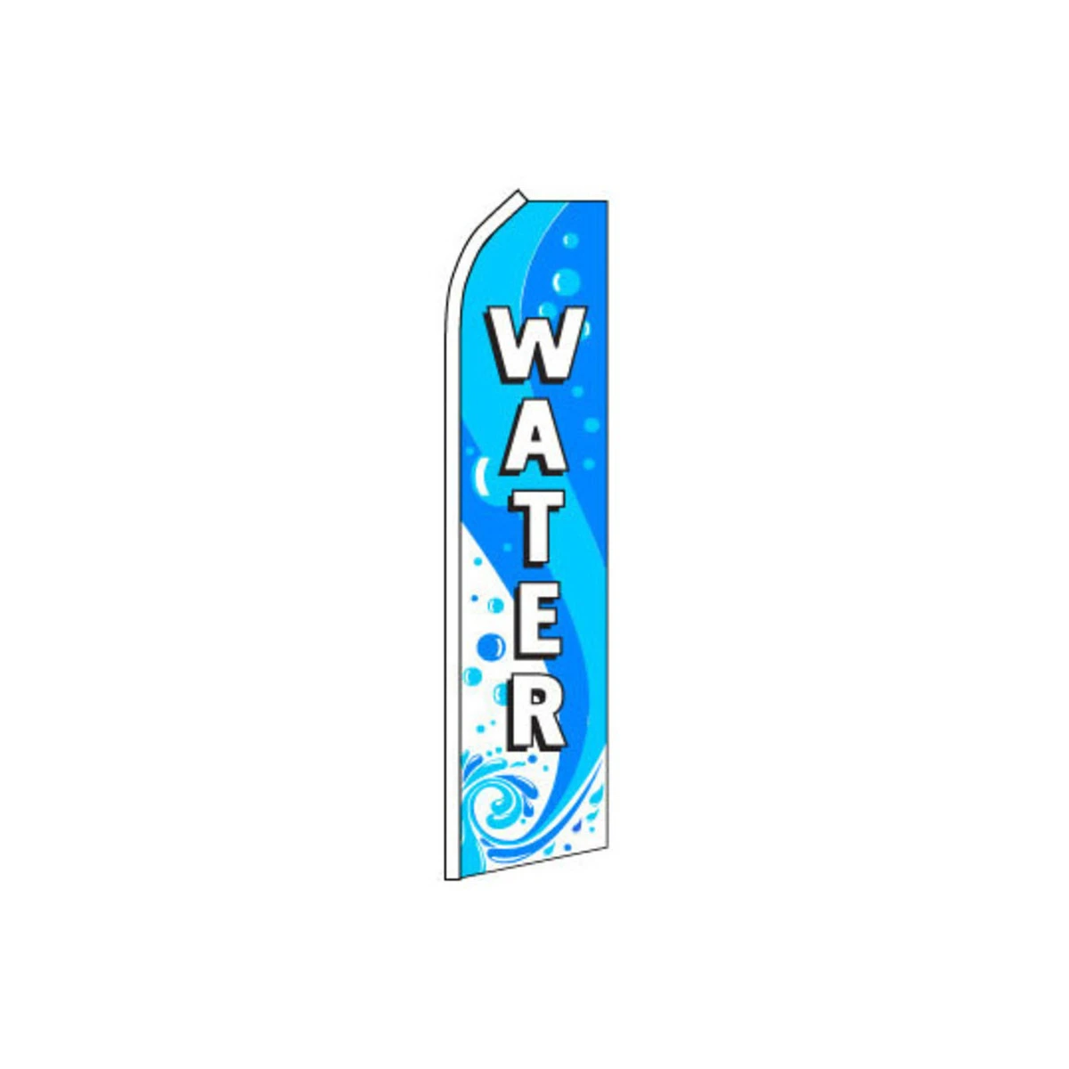Water Swooper Flag - 11.5ft X 2.5ft 1 Water Swooper Flag - 11.5ft X 2.5ft