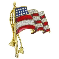 American Flag Pin - 2 1/8" X 1 1/2"