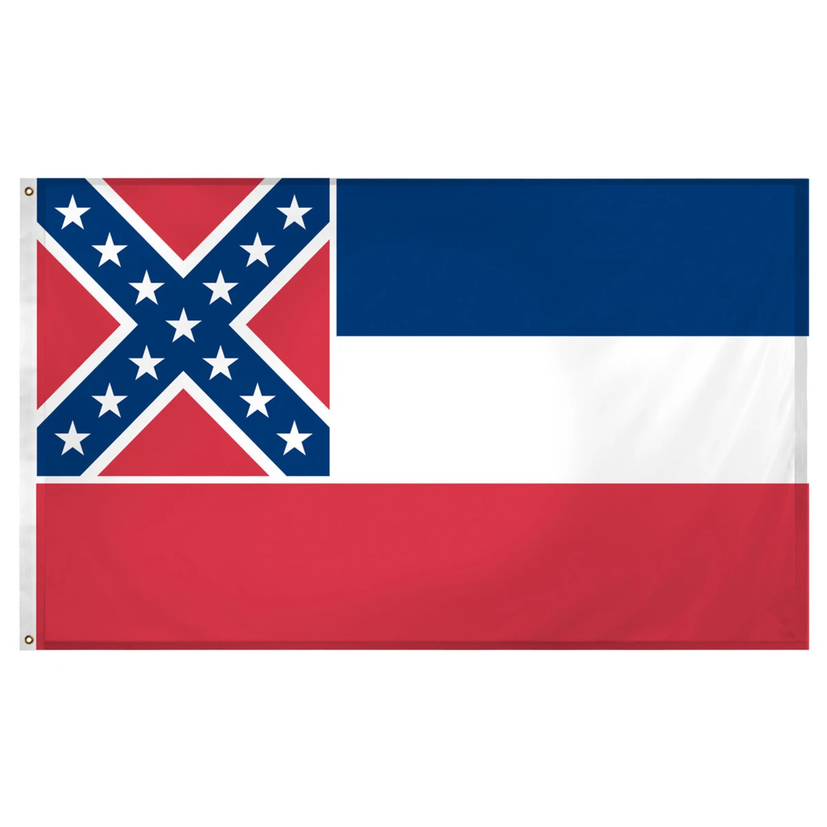 Old Mississippi 4ft X 6ft Spun Heavy Duty Polyester Flag 1 Old Mississippi 4ft X 6ft Spun Heavy Duty Polyester Flag