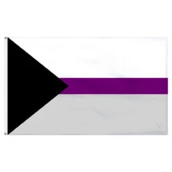 Demisexual Flag 3ft X 5ft Printed Polyester