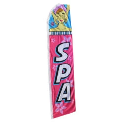 Spa Swooper Flag - 11.5ft X 2.5ft
