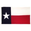 Cotton Texas Flag For Indoor Display 3ft X 5ft