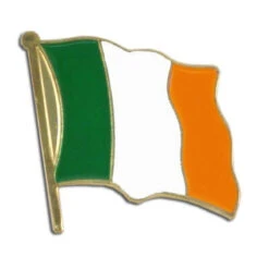 Ireland Flag Lapel Pin - 3/4" X 1/2"