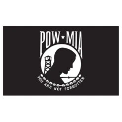 POW MIA Flag 4ft X 6ft Nylon - Single Sided