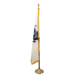 Super Tough Coast Guard 3ft X 5ft Flag, Flagpole, Base, And Optional Tassel -United States Flag Shop utwy5jigyo7m0np72q2m 90933.1683685255