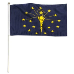 Indiana Flag 12 X 18 Inch