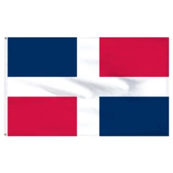Dominican Republic 5' X 8' Nylon Flag - No Seal