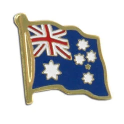 Australia Flag Lapel Pin - 3/4" X 1/2"