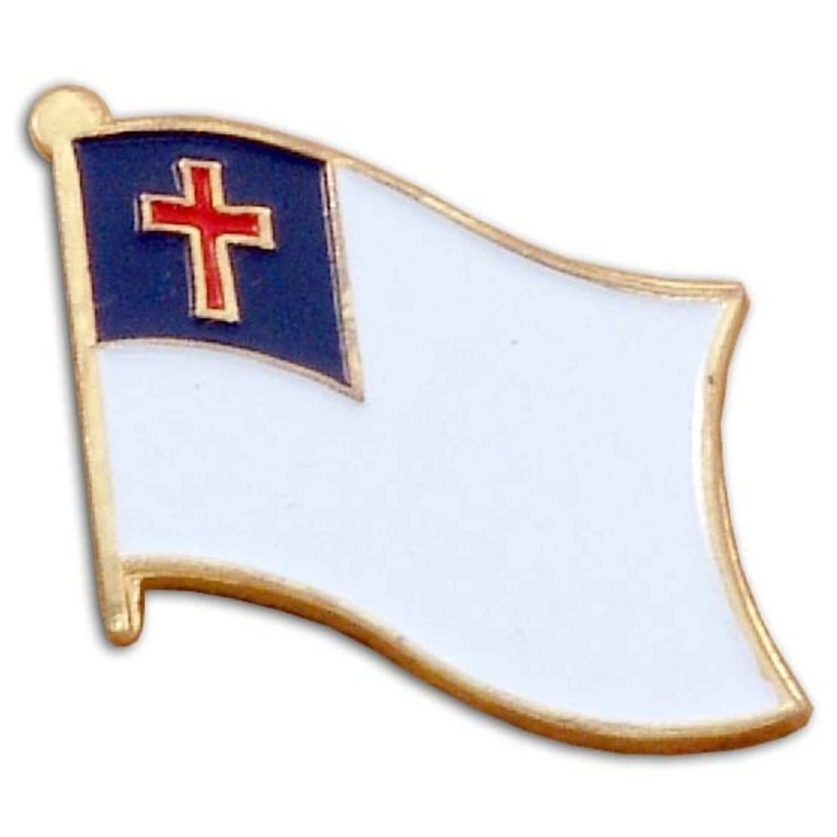 Christian Flag Lapel Pin 1 Christian Flag Lapel Pin