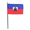 Haiti Flag 4 X 6 Inch - With Seal