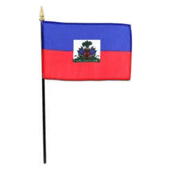 Haiti Flag 4 X 6 Inch - With Seal