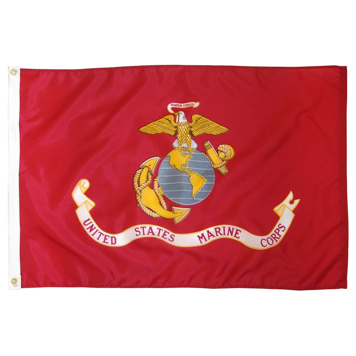 Marine Corps Flag 6ft X 10ft Nylon 1 Marine Corps Flag 6ft X 10ft Nylon