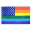 USA Rainbow Flag 3ft X 5ft Printed Polyester