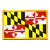 Maryland Embroidered Patch - 3.5" X 2.25"