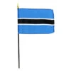 Botswana 4" X 6" Stick Flag