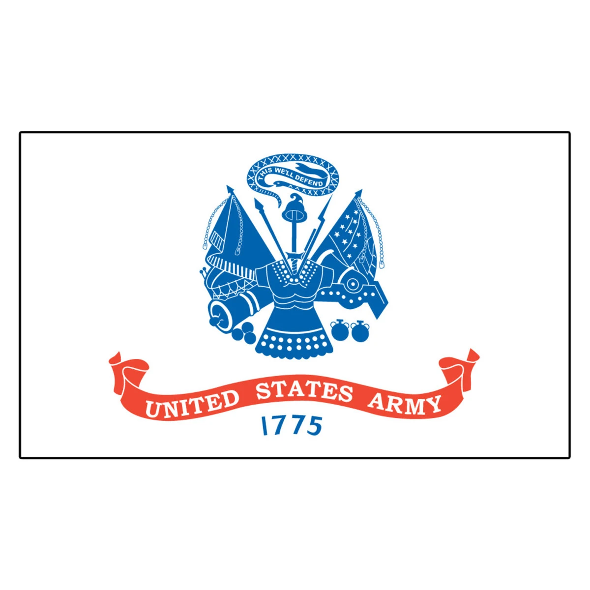 US Army Flag 3ft X 5ft Heavy Duty Spun Polyester 1 US Army Flag 3ft X 5ft Heavy Duty Spun Polyester