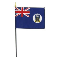 Falkland Islands 4" X 6" Stick Flag