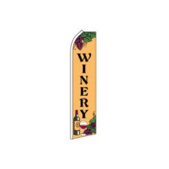 Winery Swooper Flag - 11.5ft X 2.5ft