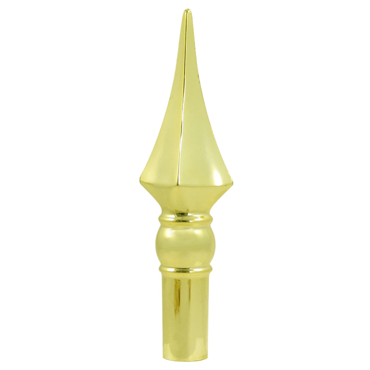 Gold ABS Plastic Spear - Oak Pole Only 1 Gold ABS Plastic Spear - Oak Pole Only