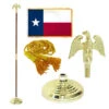 Super Tough Texas 3ft X 5ft Indoor Flagpole Kit