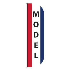 Model Message Flutter Flag - 3ft X 8ft