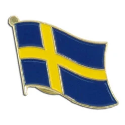 Sweden Flag Lapel Pin - 3/4" X 1/2"