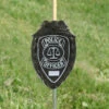 Police Officer Grave Marker - Aluminum