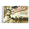9 11 Never Forget Motorcycle Flag - 6" X 9"