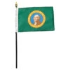 Washington Flag 4 X 6 Inch