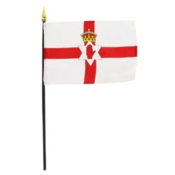 Northern Ireland 4" X 6" Stick Flag