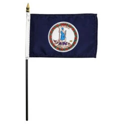 Virginia Flag 4 X 6 Inch