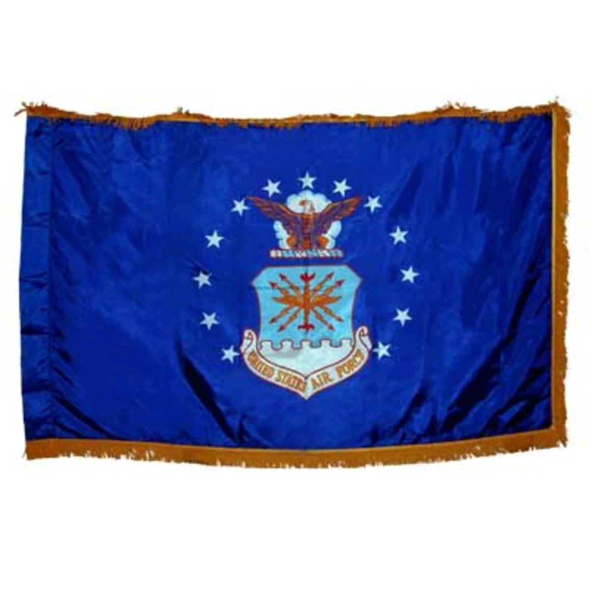 Indoor Air Force Flag 3x5 Nylon W/Fringe 1 Indoor Air Force Flag 3x5 Nylon W/Fringe