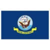 Navy 3ft X 5ft Printed Polyester Flag