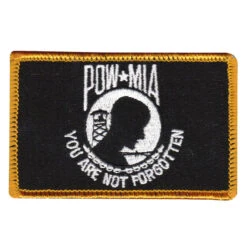 POW MIA Flag Patch - 3.5" X 2.25"