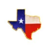 Texas State Embroidered Patch - 3 1/4" X 3 1/2"